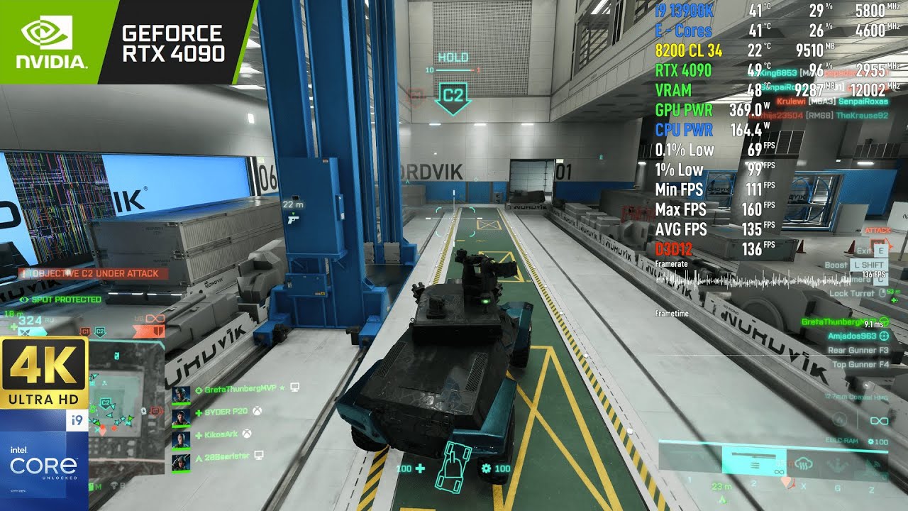 Battlefield 2042 - 4K DLSS Ultra Settings Ray Tracing | RTX 4090 | 13900K