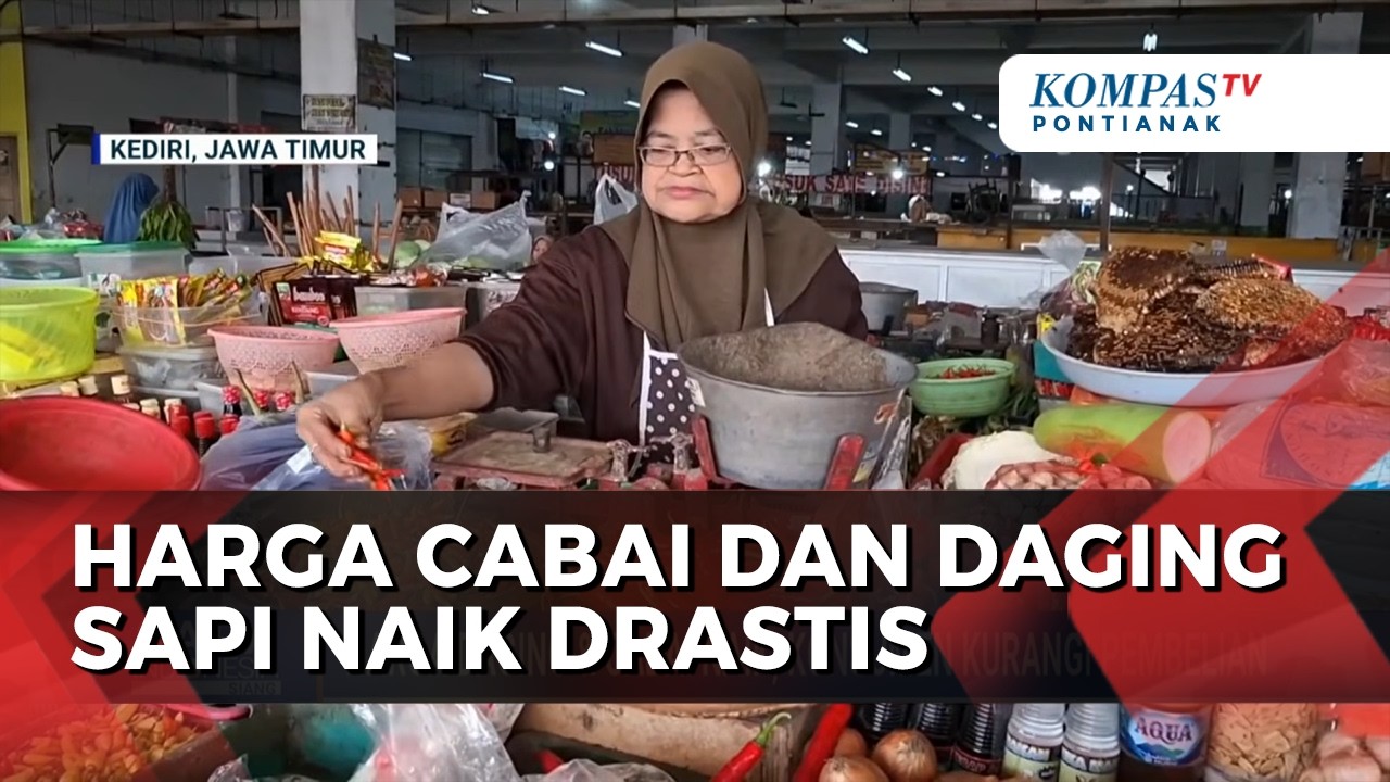 Penjualan Pedagang Turun Akibat Harga Daging Sapi hingga Cabai Rawit Naik Drastis