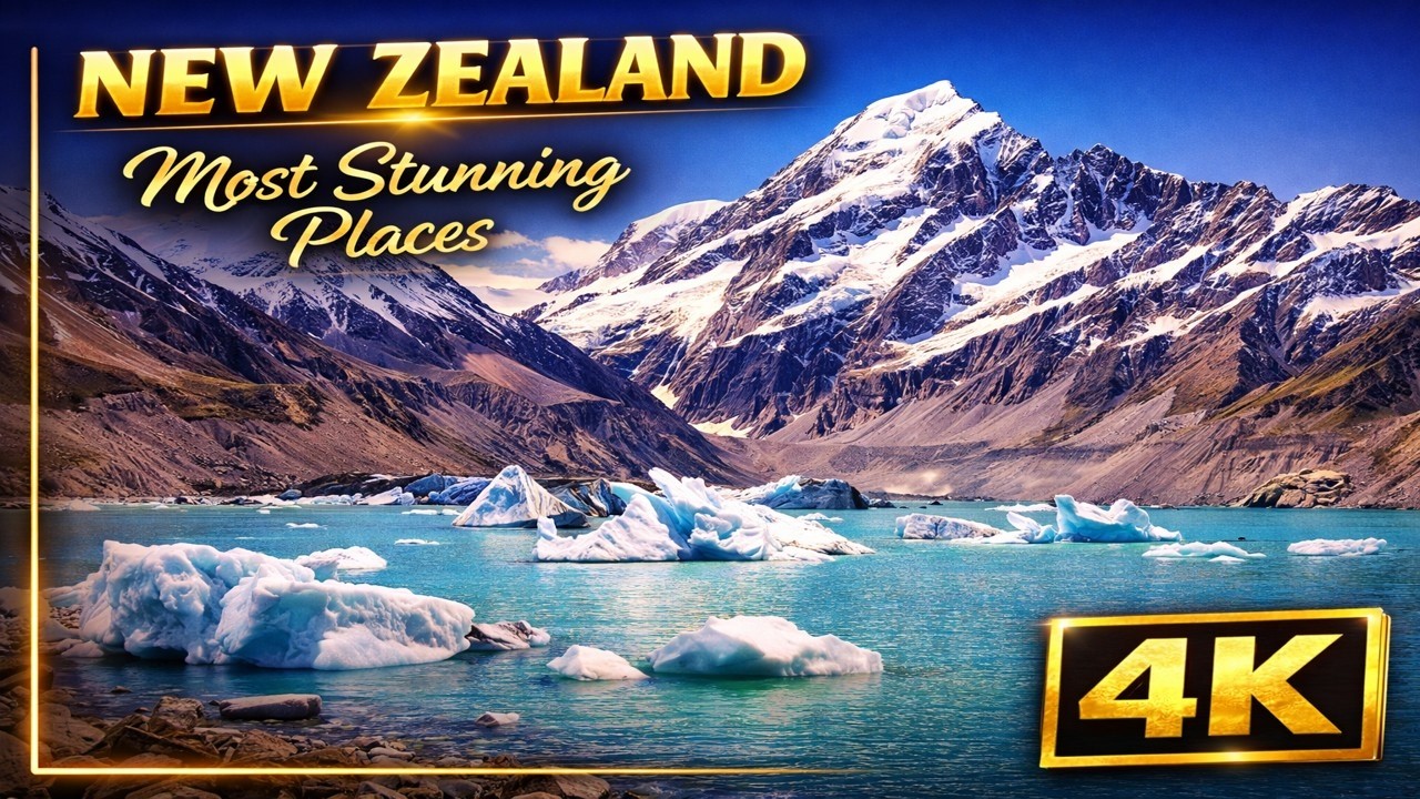 Top  Breathtaking Places in New Zealand 4K Travel Guide