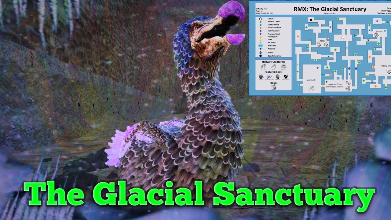 The Glacial Sanctuary Dungeon | Ark Mobile #arkmobile #dungeonarkmobile #arkmobiledungeon
