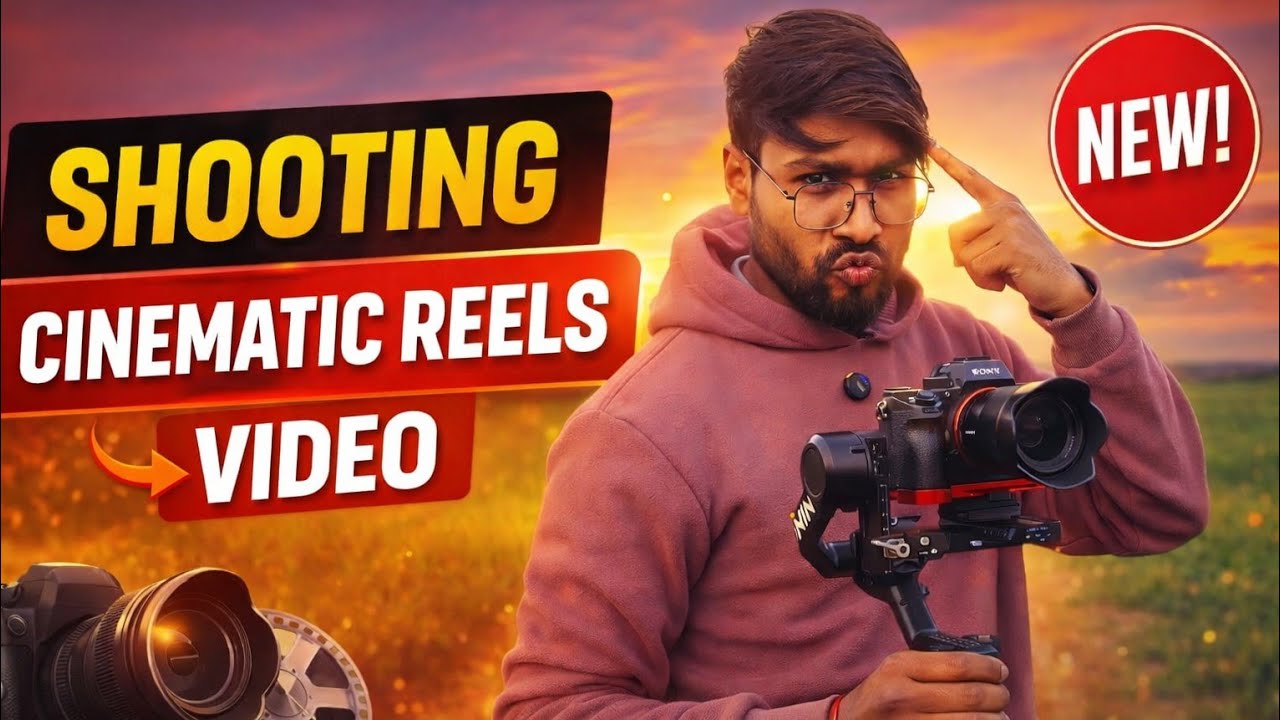 Cinematic Reels शूट करने निकल पड़ा | गांव में प्रो लेवल वीडियो 🎥