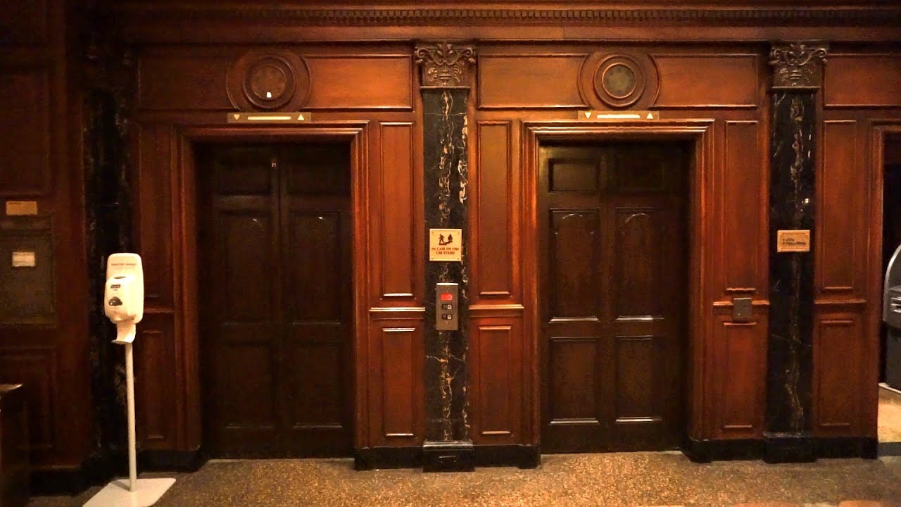 Beautiful vintage OTIS traction elevators (mod) @ The Hotel Roanoke & Conference Center, Roanoke, VA