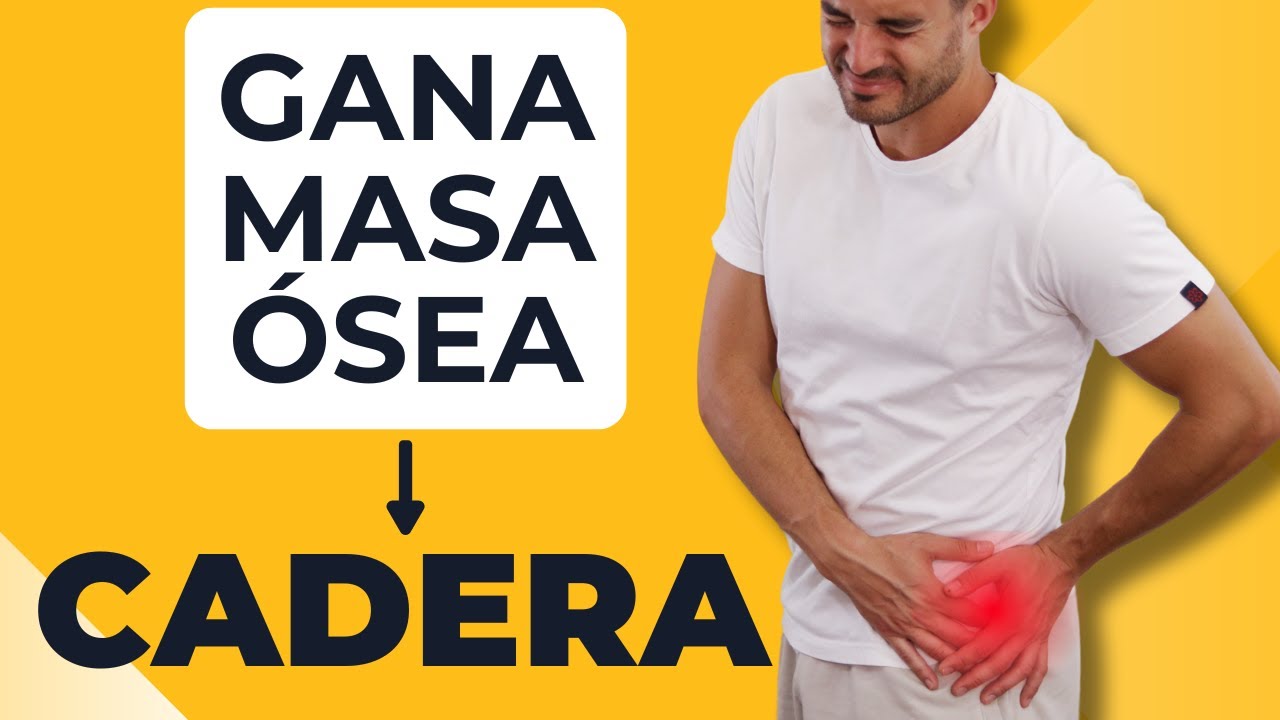 EJERCICIOS para OSTEOPOROSIS en la CADERA estirados | GANA MASA ÓSEA