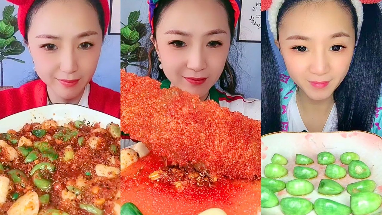 Chili Garlic Seafood with Peanuts and Bright Roe Layer