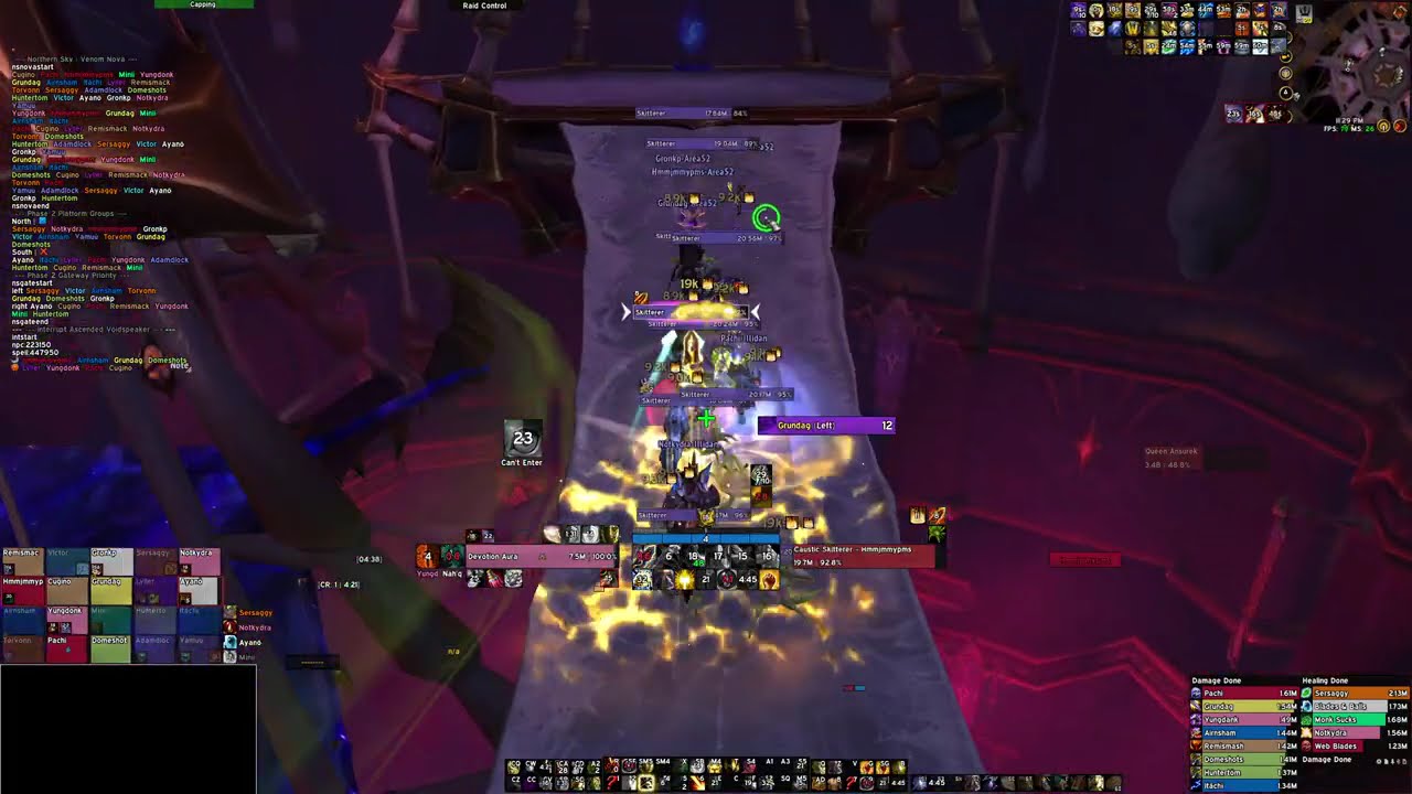 Mythic Queen Ansurek | Ret Paladin pov | Force