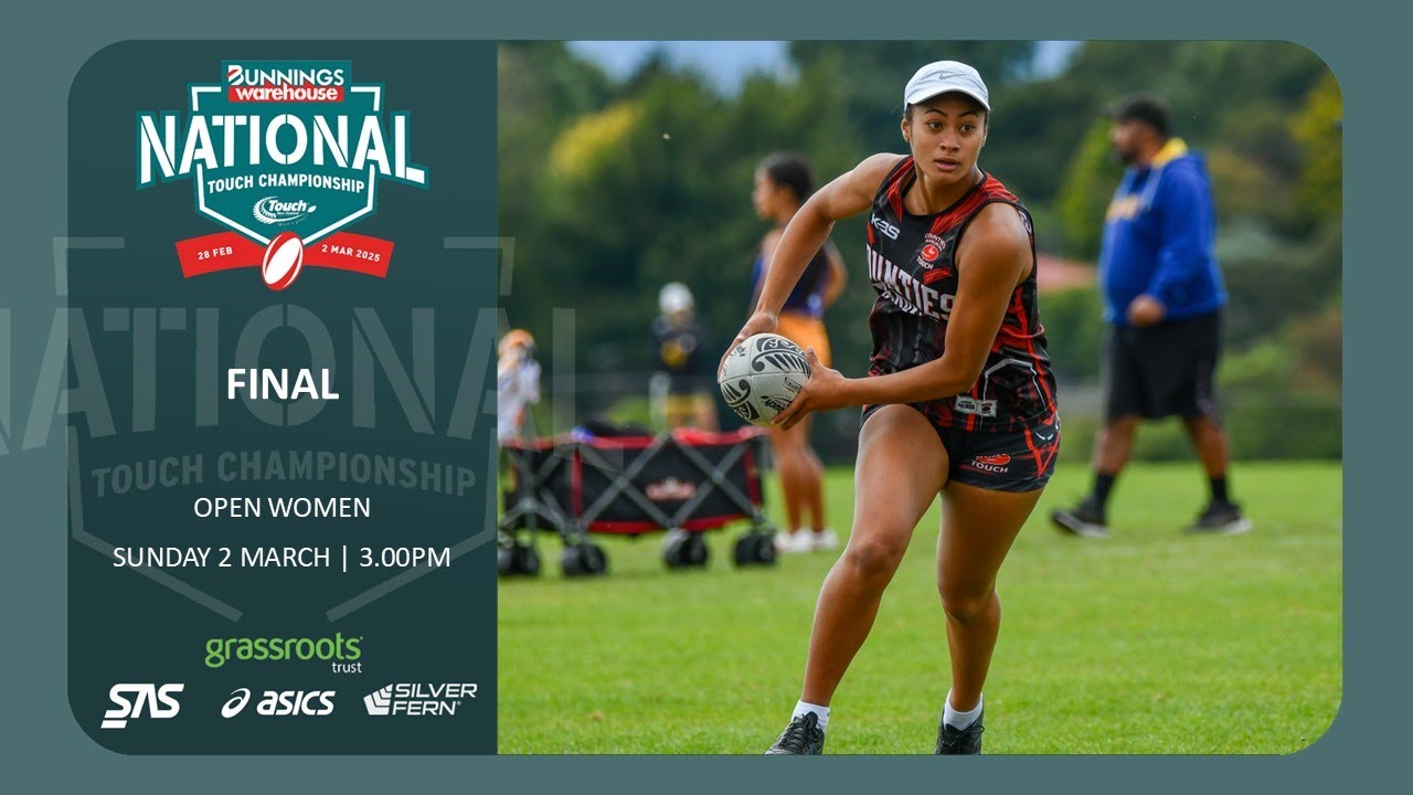 Open Women Final | Waikato V North Harbour | 2025 Bunnings National Touch Championship