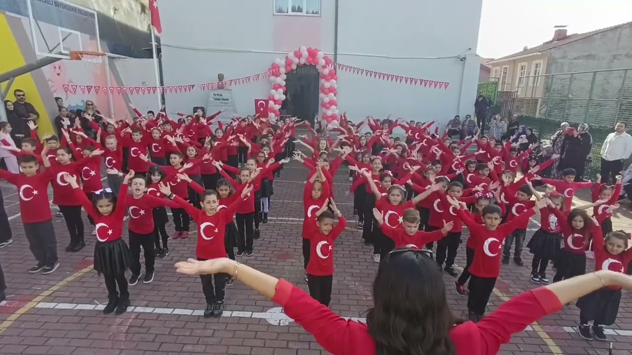 Cumhuriyet Güneşi ✨🇹🇷 #cumhuriyetbayramı #cumhuriyet102yasinda #cumhuriyet #okul #aksemsettinokulu