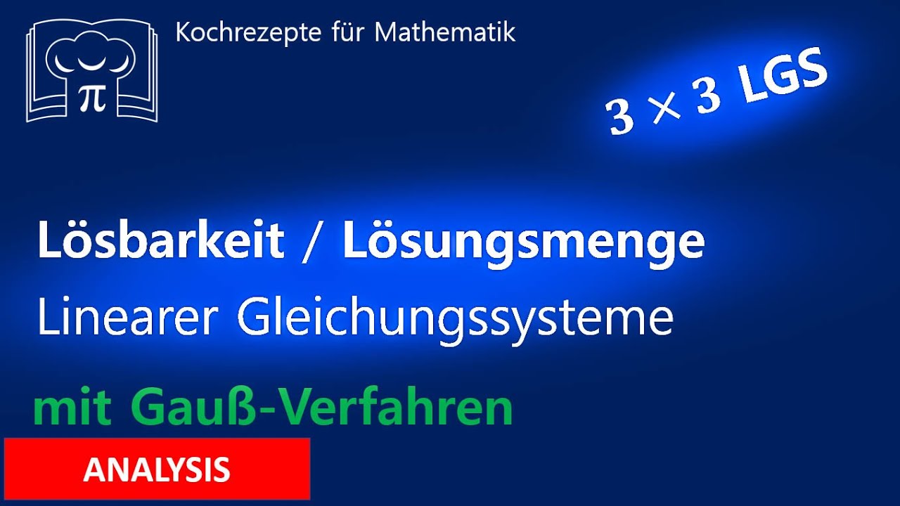 Lösbarkeit LGS / Lösungsmenge linearer Gleichungssysteme
