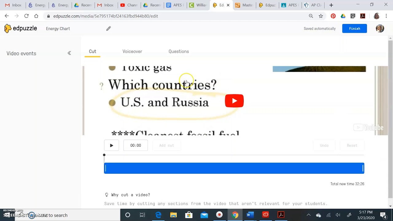 Как загрузить собственное видео на Edpuzzle и создать вопросы mp4 V2