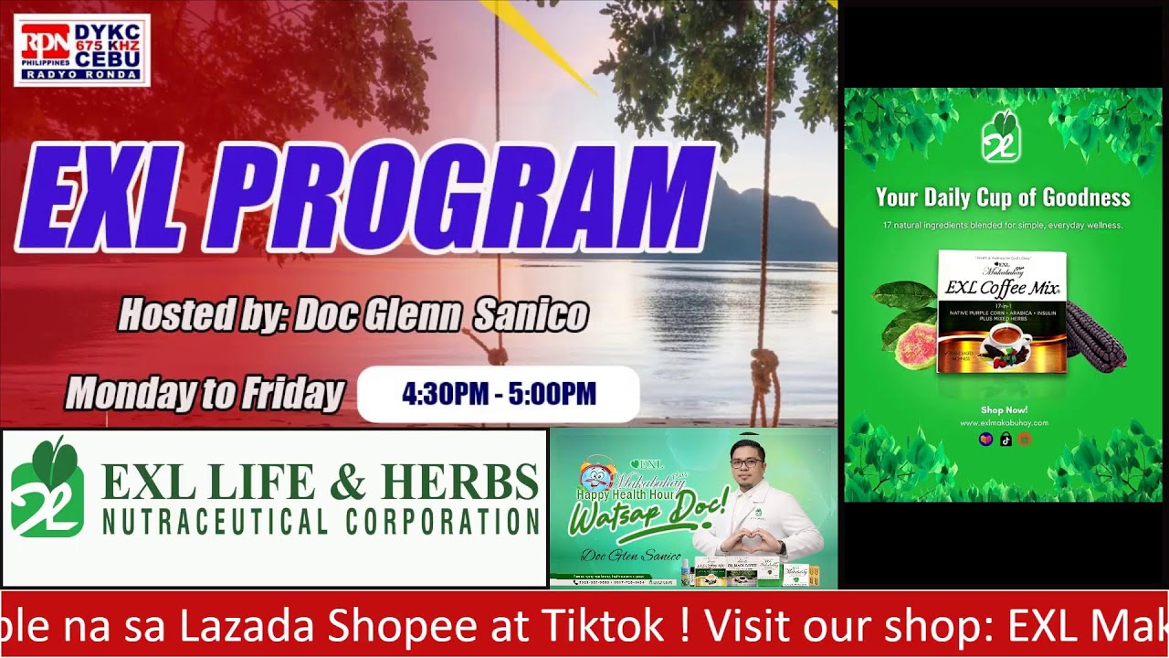 EXL LIFE and HERBS NUTRACEUTICAL CORP - MARCH 17,2026   WITH : DOC GLENN SANICO