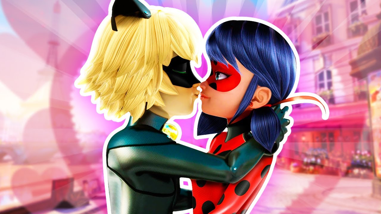 CAT NOIR le ROBA un  BESO a LADYBUG! 💋 ¿Será correspondido?  Historias Fantásticas