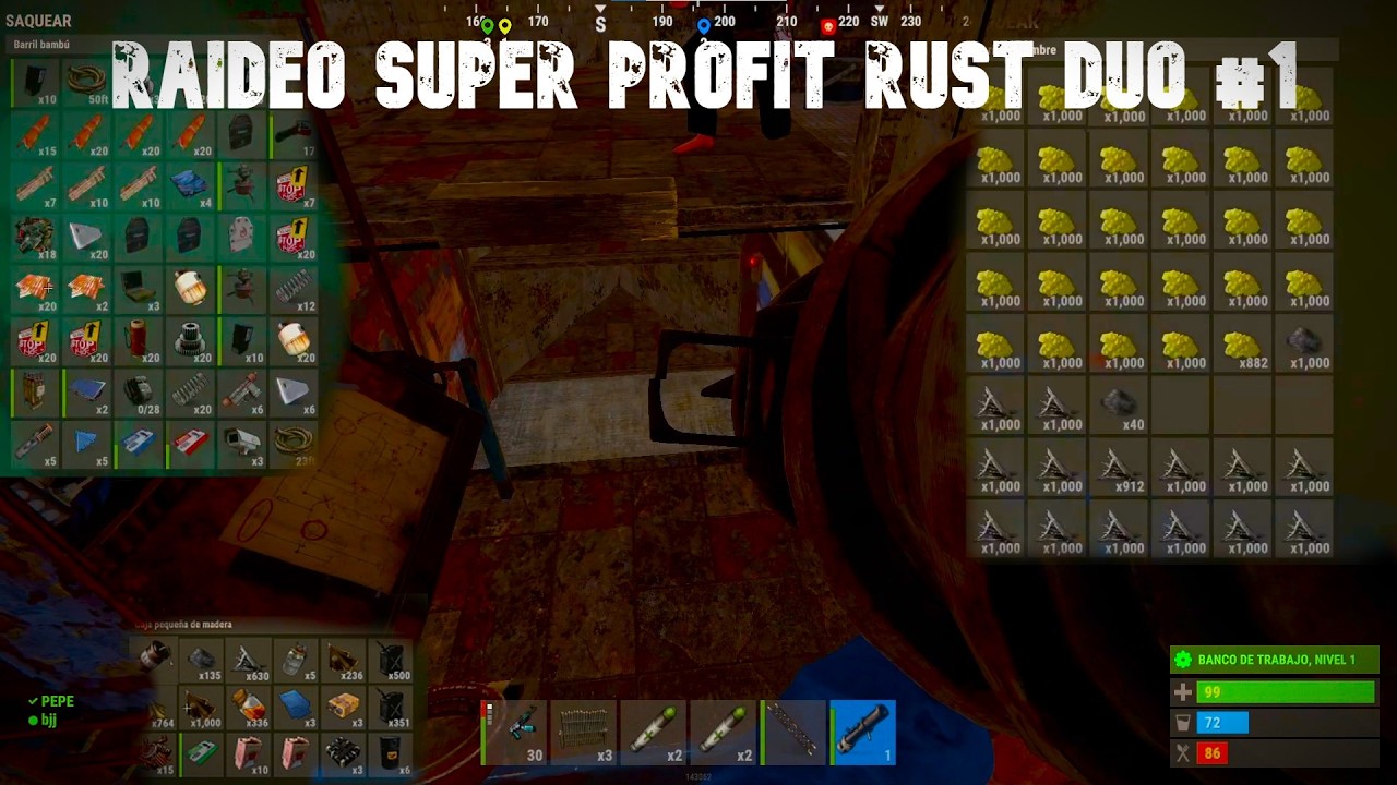 EL REGRESO A RUST RAIDEO SUPER PROFIT DUO #1