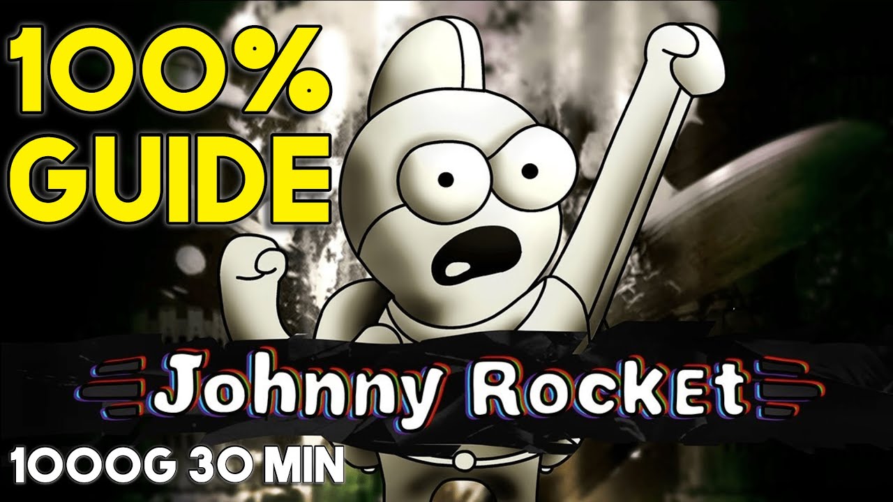 Johnny Rocket 100% Achievement Walkthrough! 1000g in 30 Min!