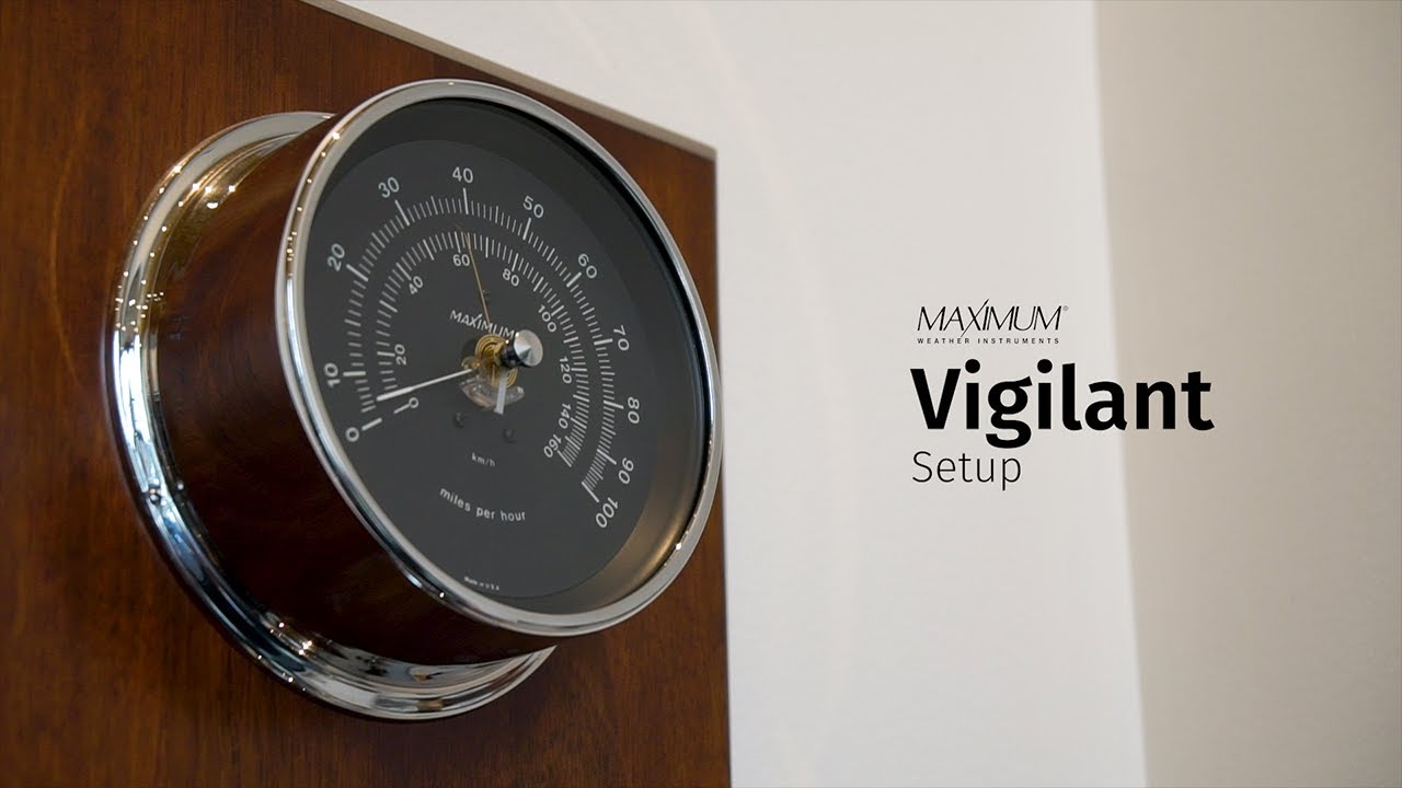 How to Set and Operate a Vigilant Wind Speed Instrument