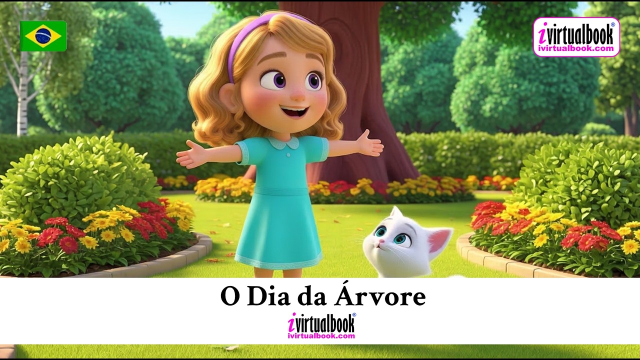O DIA DA ÁRVORE | #039 | História Infantil | iVirtualBook 🇧🇷