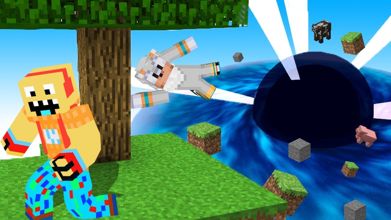 MINECRAFT, ale CZARNA DZIURA wciąga CAŁY ŚWIAT! (Niebezpieczne)