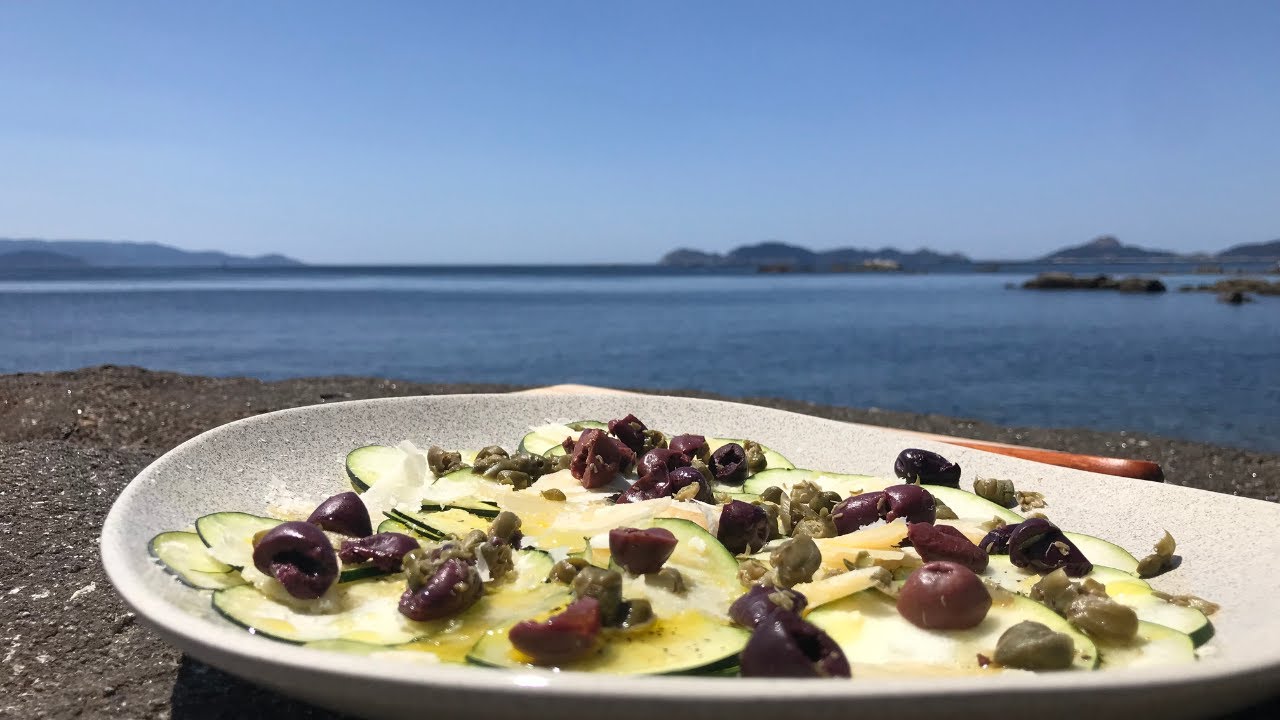Carpaccio de Calabacín & Parmesano | Chef del Norte