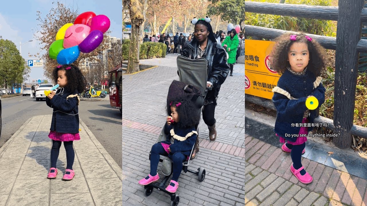 I took Xixi to the zoo today, and many children wanted to take photos with her.