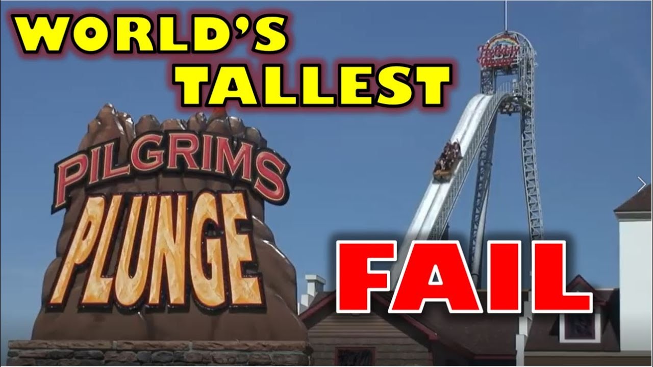 The Failure of the World's Tallest Water Ride | Pilgrim's Plunge - Holiday World