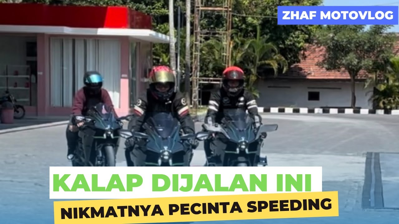 Ninja H2 Vlog || 3 H2 Kalap di Jalan ini,, semua pada full gasss