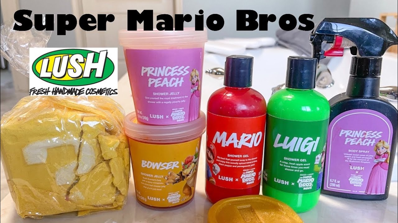 Lush and Super Mario Bros Collab 2023
