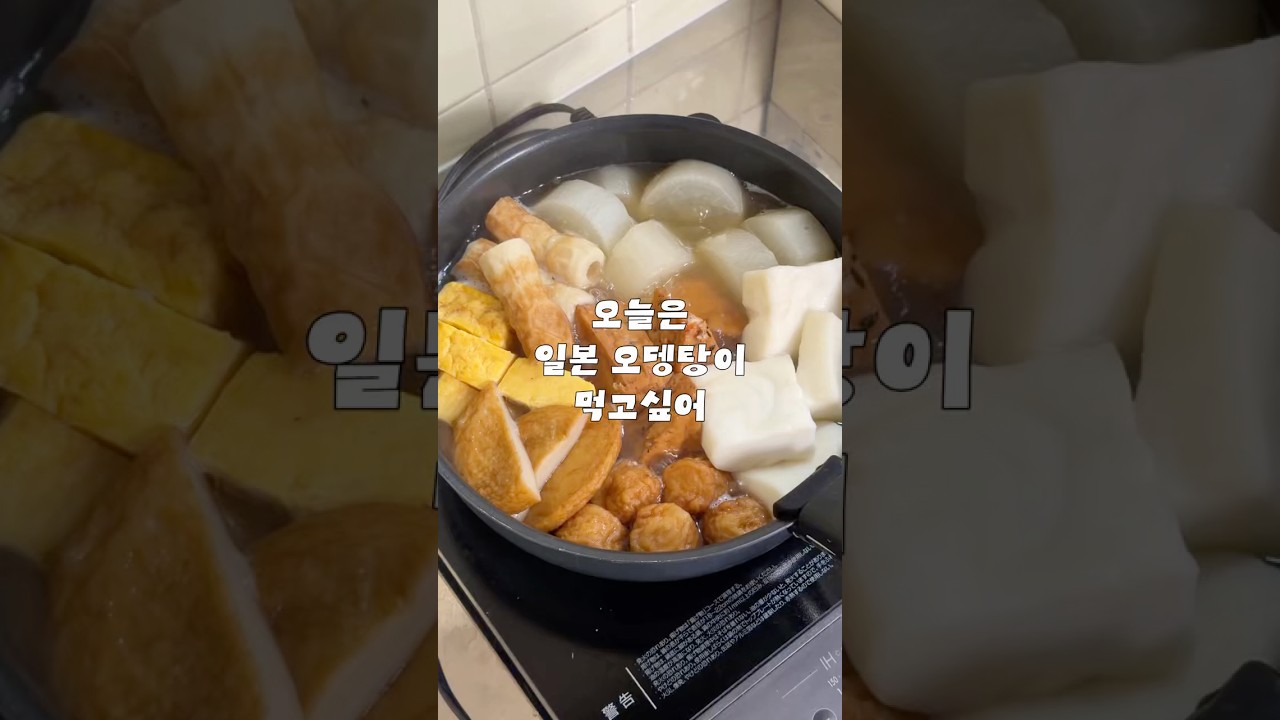 일본마트에서 장보고 오뎅탕 만들어먹는 브이로그