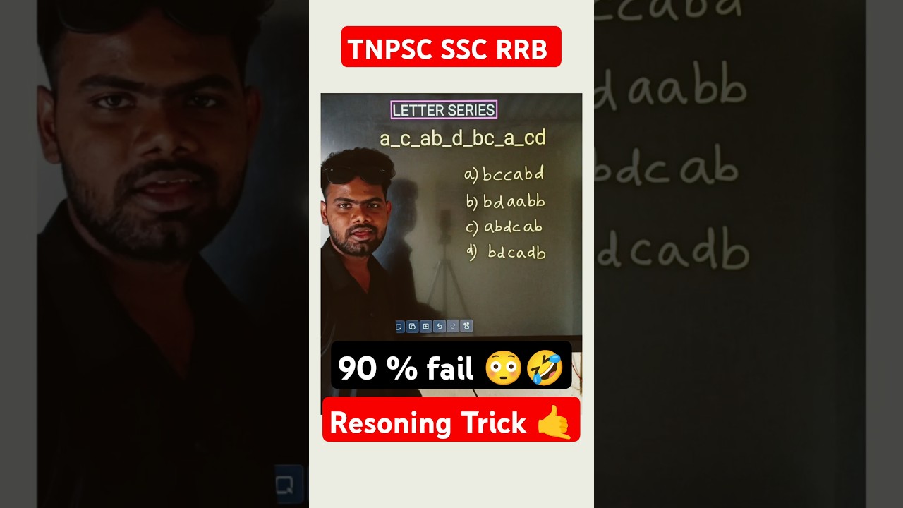 😂This is good👌🏻Stay tuned!🔥 Letter Series Tricks & ShortCut😎 in Tamil | TNPSC SSC RRB #ssc #tnpsc...