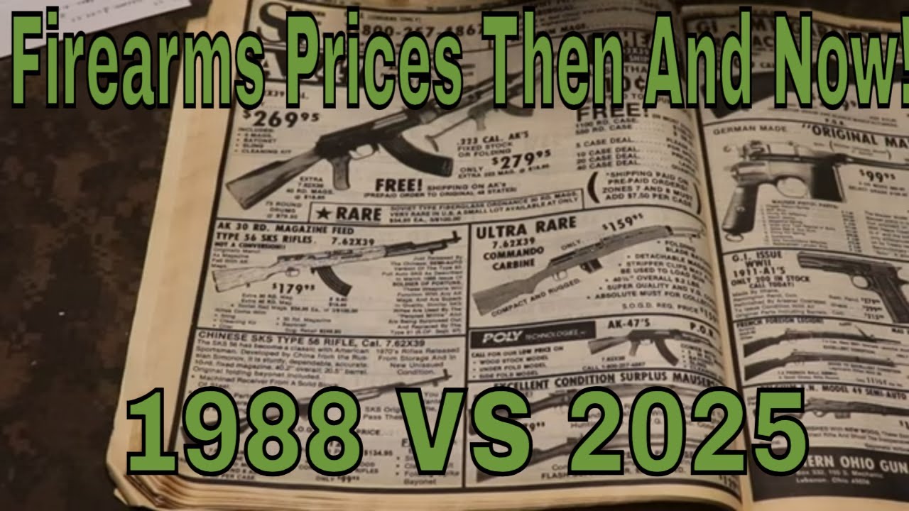 Firearms Prices Then And Now! 1988 vs 2025