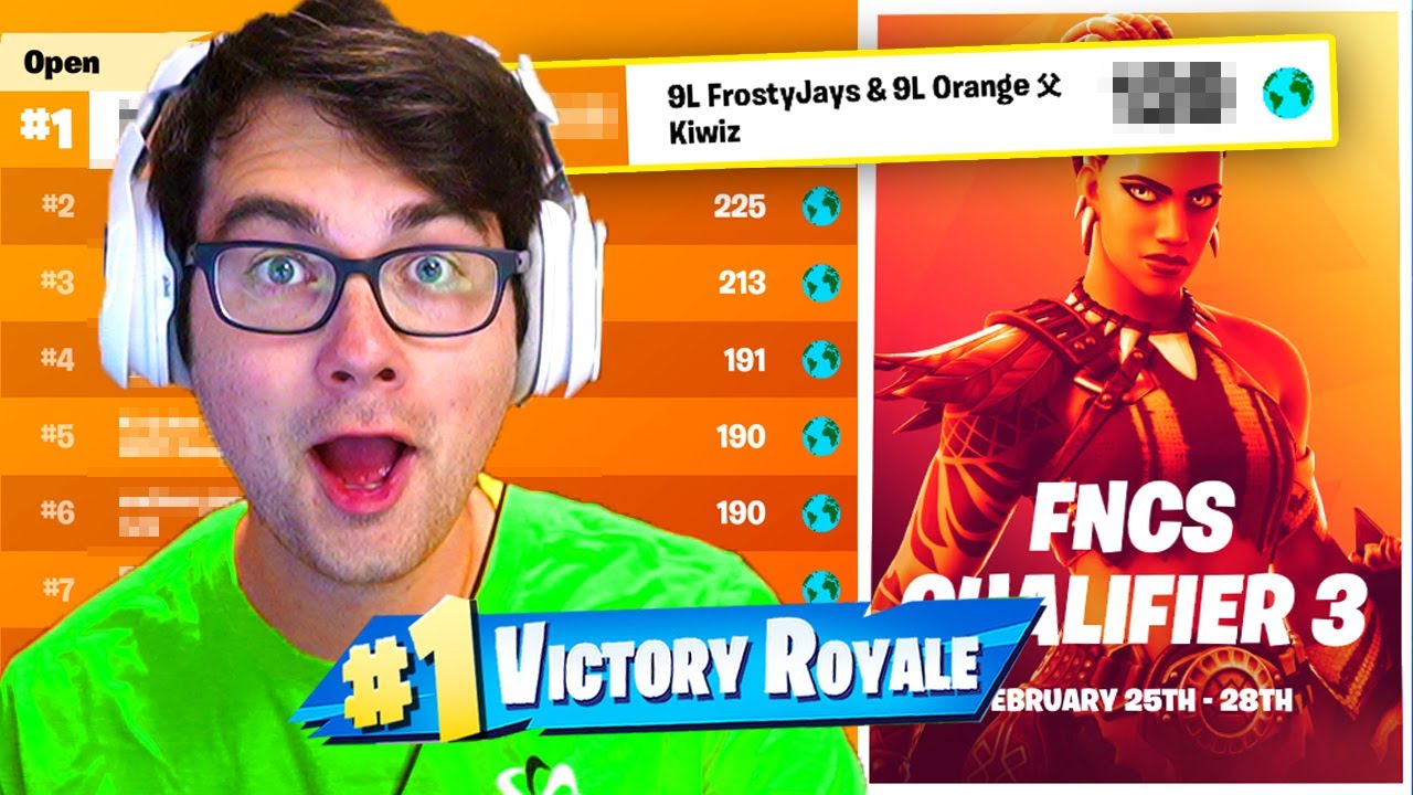I QUALIFIED in the FNCS Trios Week 3 Opens Tournament in Fortnite (all games)