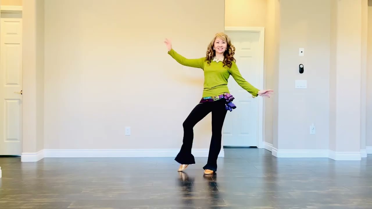 Elvis Shuffle- line dance, Beginner level, demo & tutorial