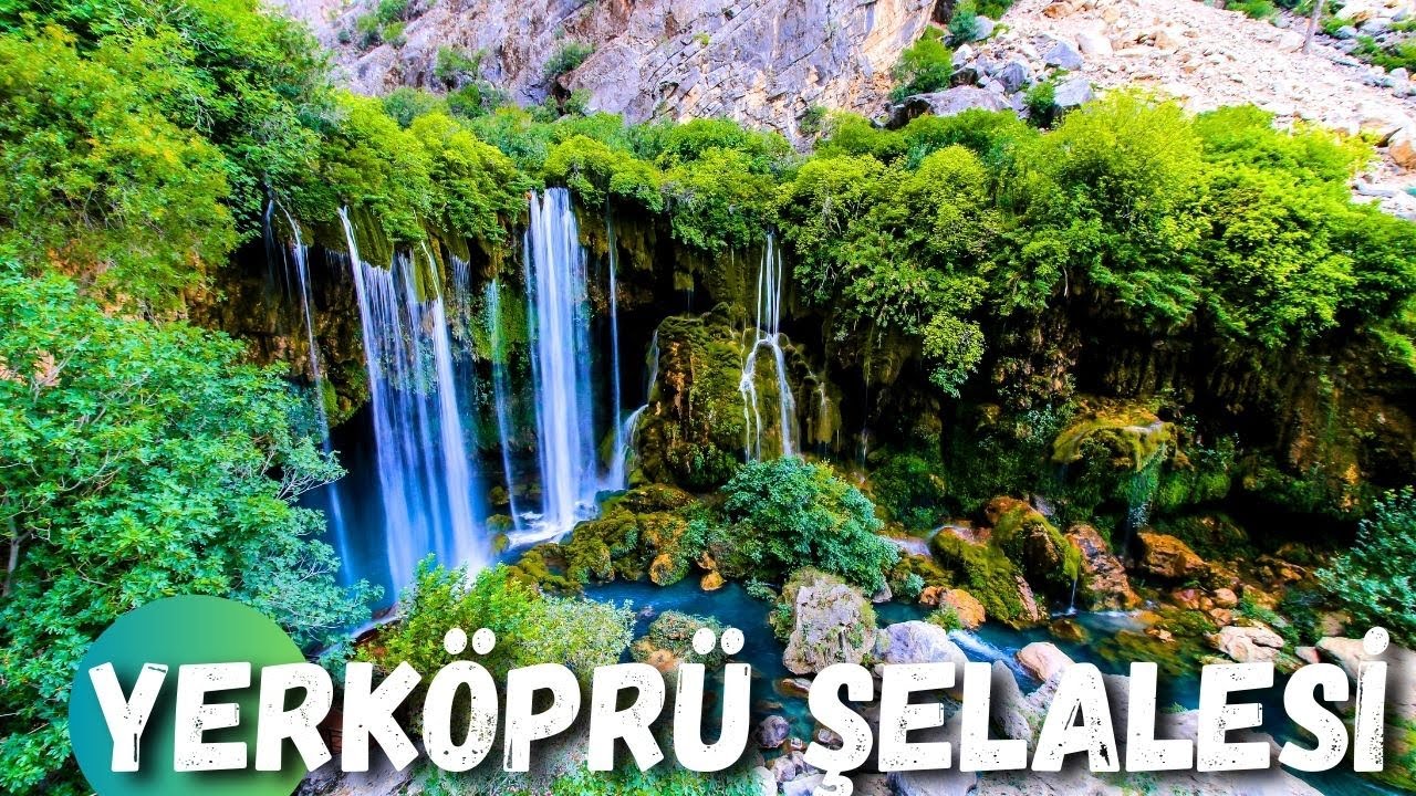 Yerköprü Şelalesi - Türkiye'nin En Güzel Şelalesi - Mersin Gezilecek Yerler - Mut Mersin Turkey