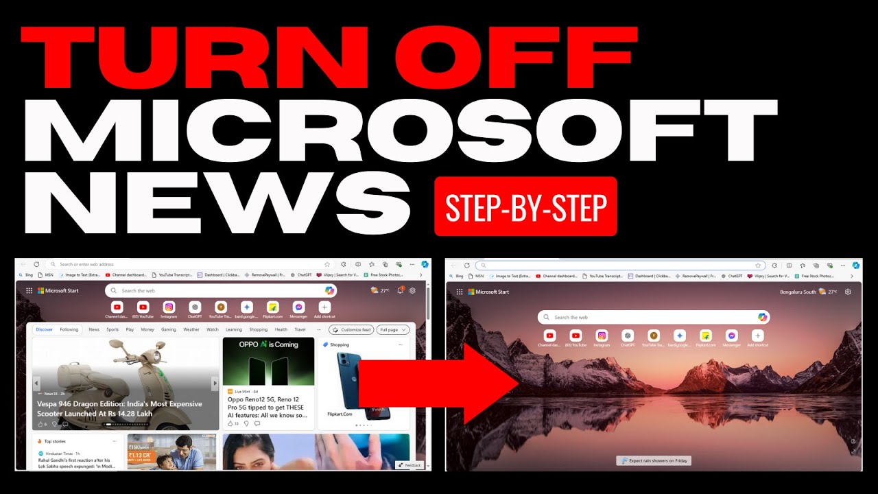 How To Turn Off Microsoft News on Microsoft Edge New Tab Page (Step by Step)