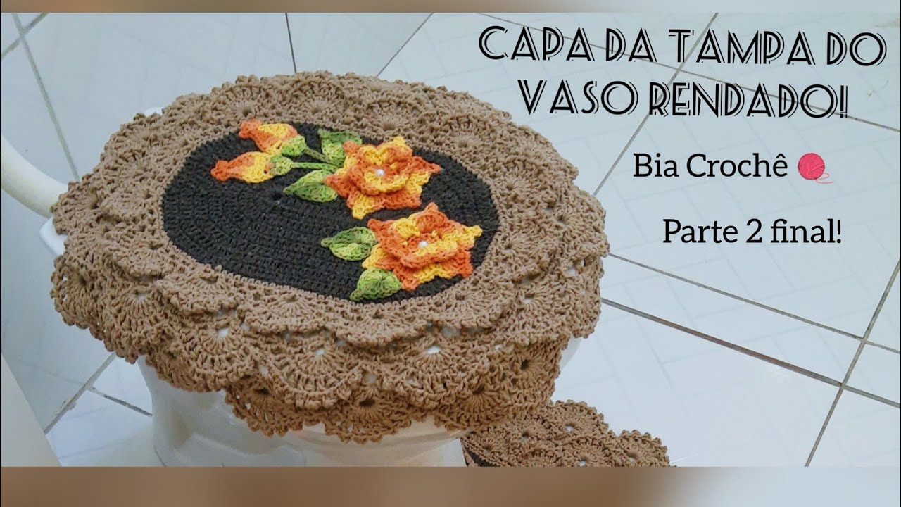 jogo de banheiro rendado