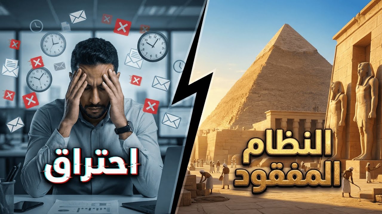 ليه إحنا بننهار وهما بنوا الأهرامات؟ (السر المفقود)