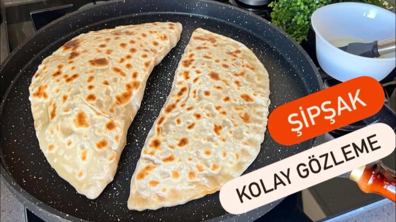 PATATESLİ YADA PATLICANLI 😋 ŞİPŞAK GÖZLEME DEDİĞİN #gözleme #trend 