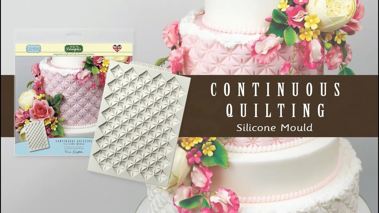 EASY Tutorial Using the Creative Cake System Continuous Quilting Cake Decorating Moulds