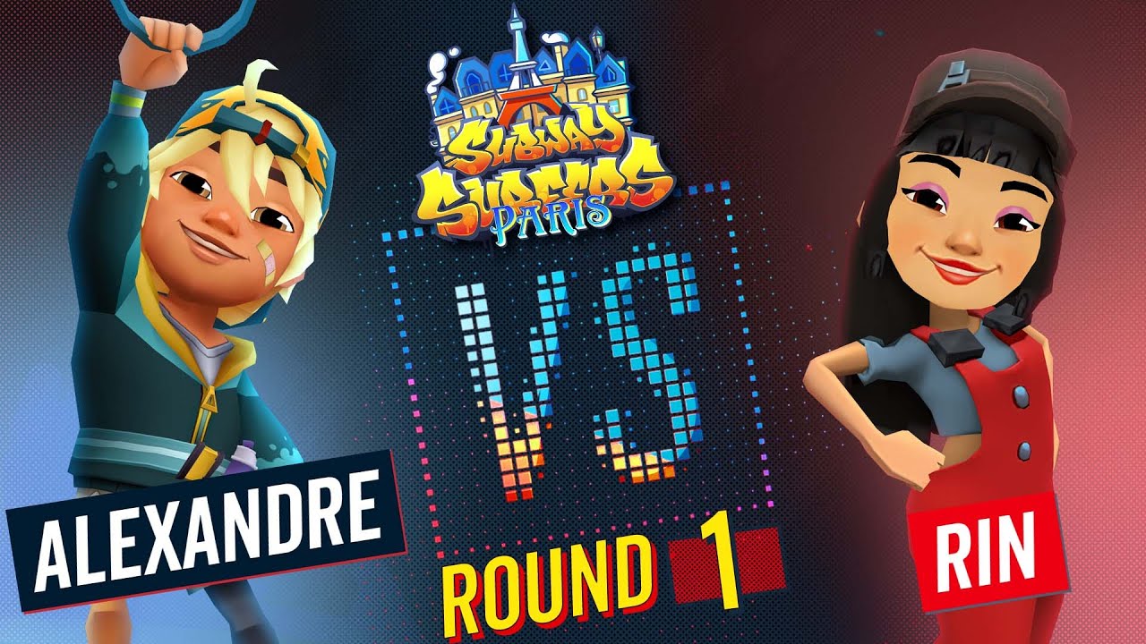Subway Surfers Versus | Александр против Рина | Париж - Раунд 1 | SYBO TV