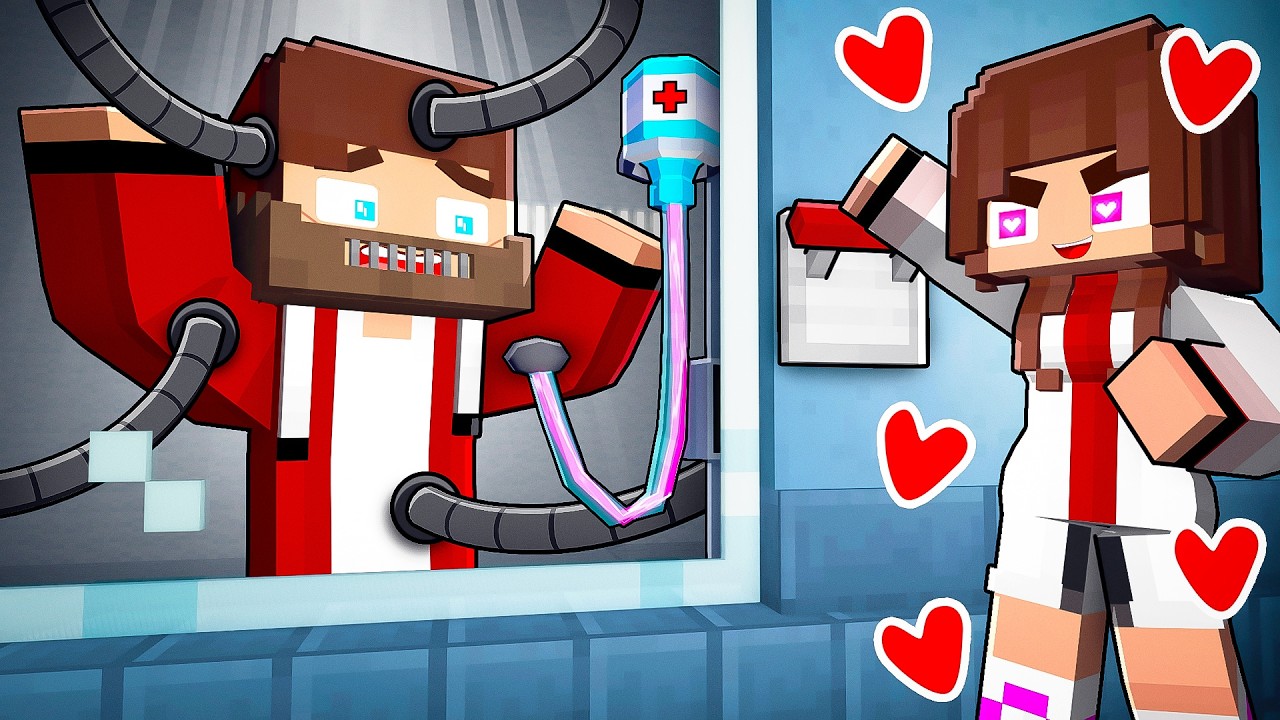 JJ in Crazy LOVE Lab - Maizen Minecraft Animation