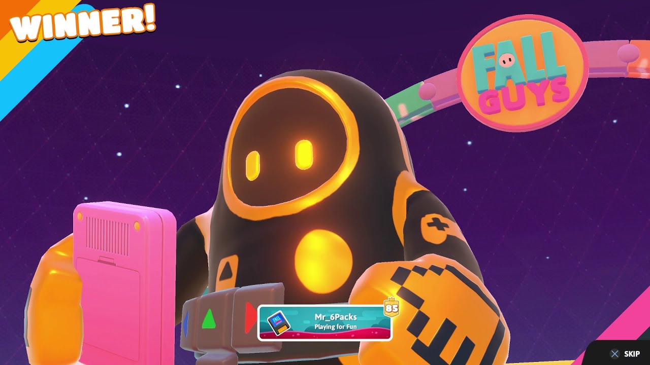 Fall Guys: One For All "Bespoke Bitmap Mitts (Upper) & RGB Keybelt (Lower)"