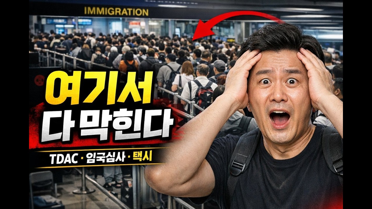 방콕공항 이거 모르고 나오면 헤맵니다