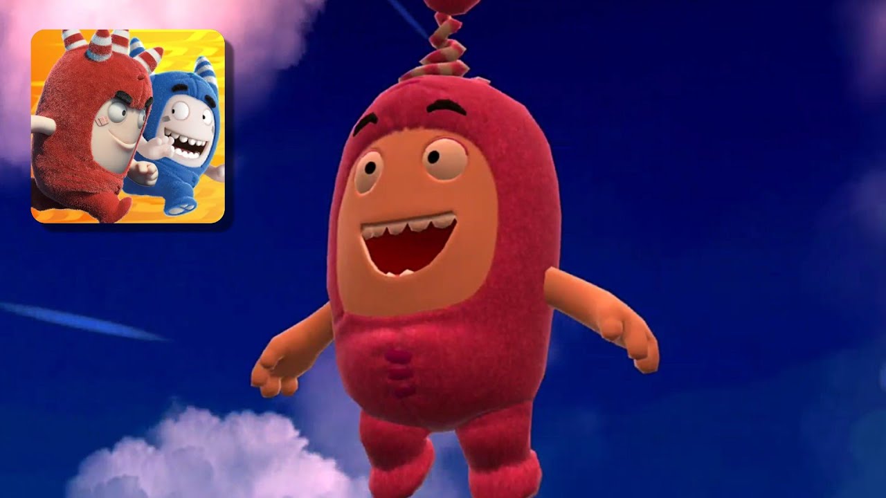 Oddbods Turbo Run Gameplay Newt