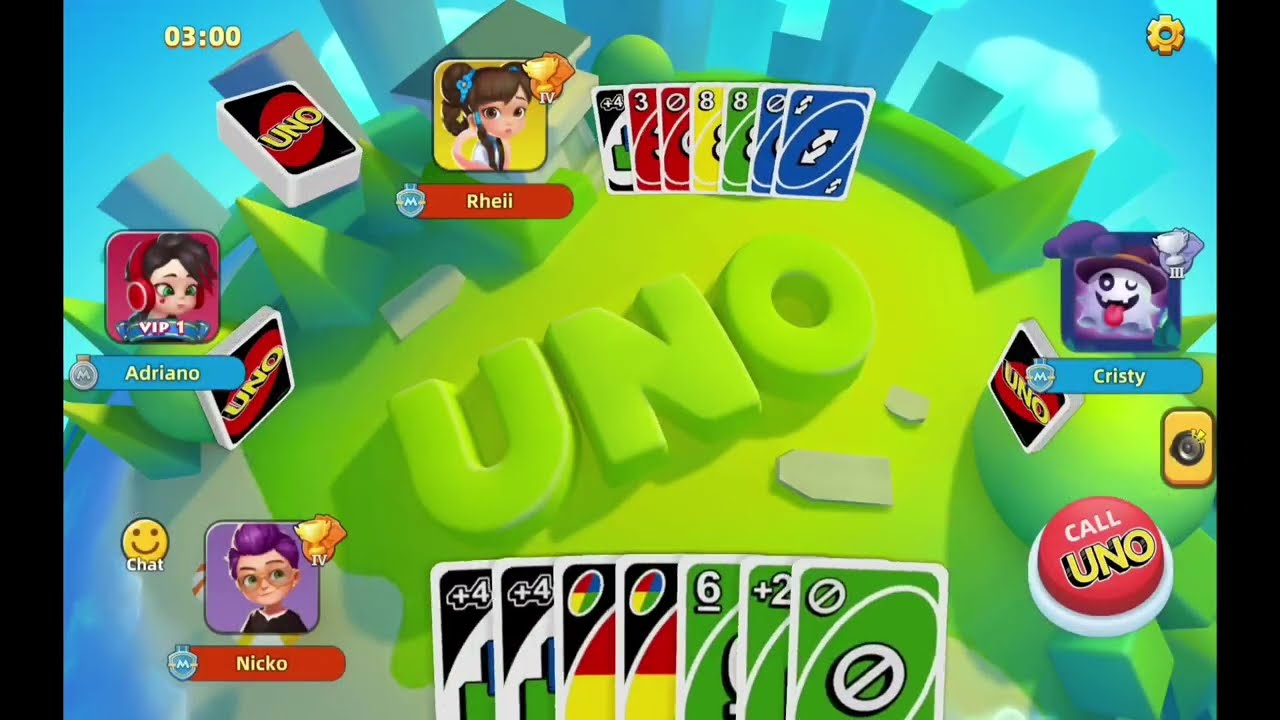 Uno | Easy Road to Go Wild x200 (Double)! Draw 20!!! Come back is real!