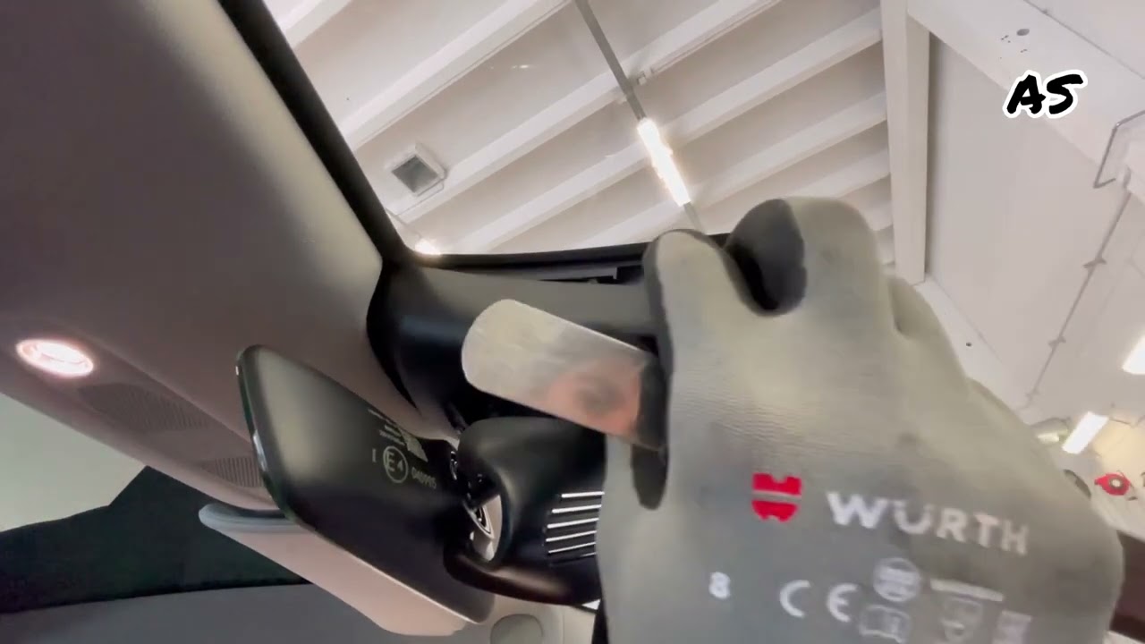 How to remove the rearview mirror on Tesla model 3