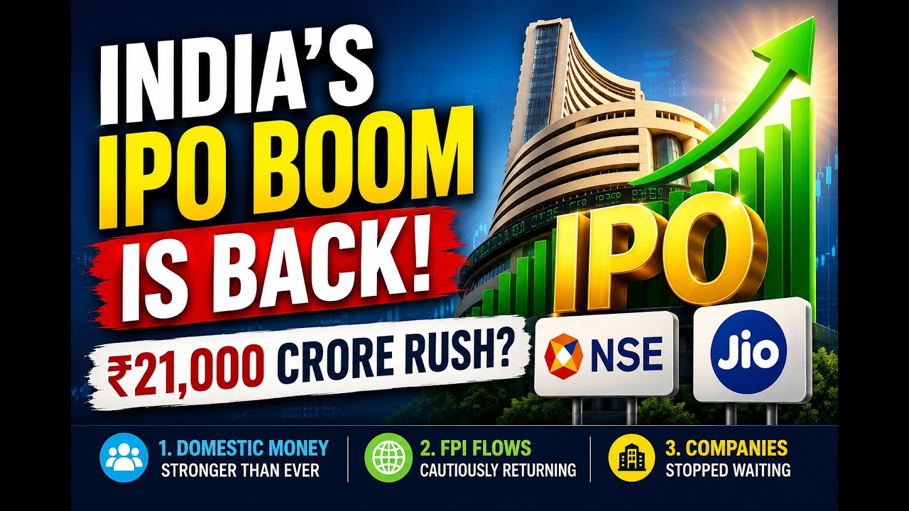 India&rsquo;s IPO Boom Is Back &mdash; What&rsquo;s Fueling the ₹21,000 Crore Rush?