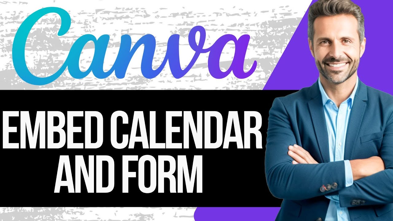 How to Embed a Calendar and Form In Canva Website | Full Tutorial 2025