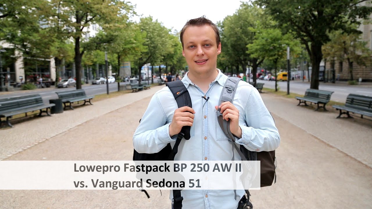 Lowepro Fastpack BP 250 AW II vs. Vanguard Sedona 51
