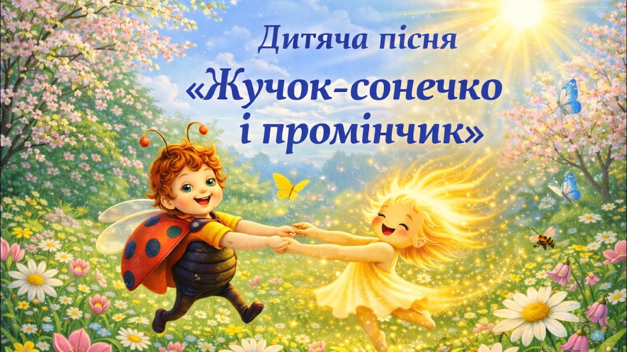 Дитяча пісня🐞Жучок-сонечко і промінчик🌞