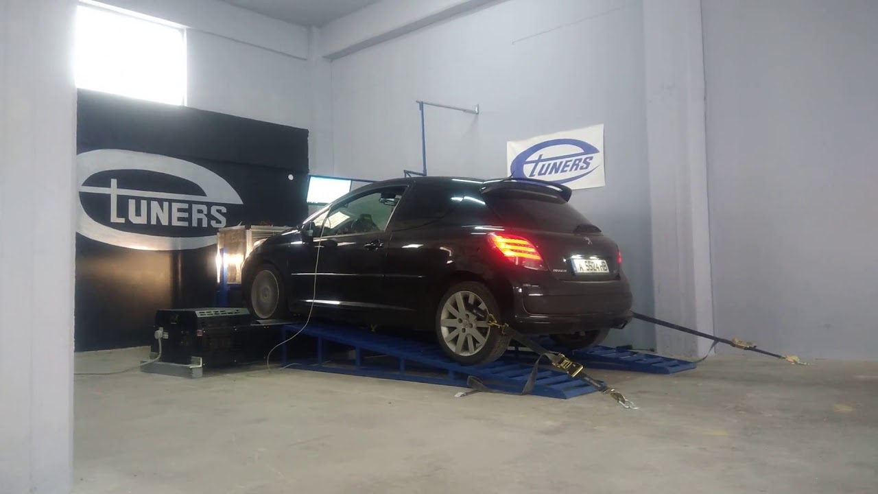 207 GT Dyno-run 242 HP @Engine