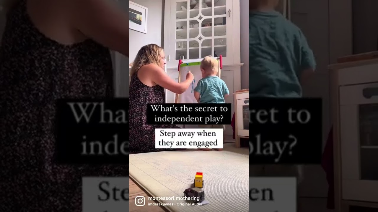 The secret to independent play for toddlers