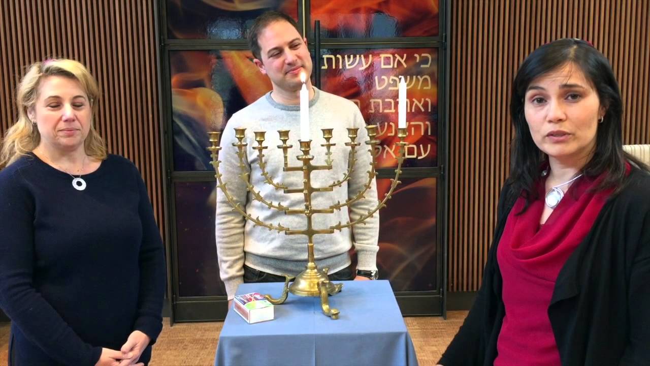 Blessings for the first night of Hanukkah